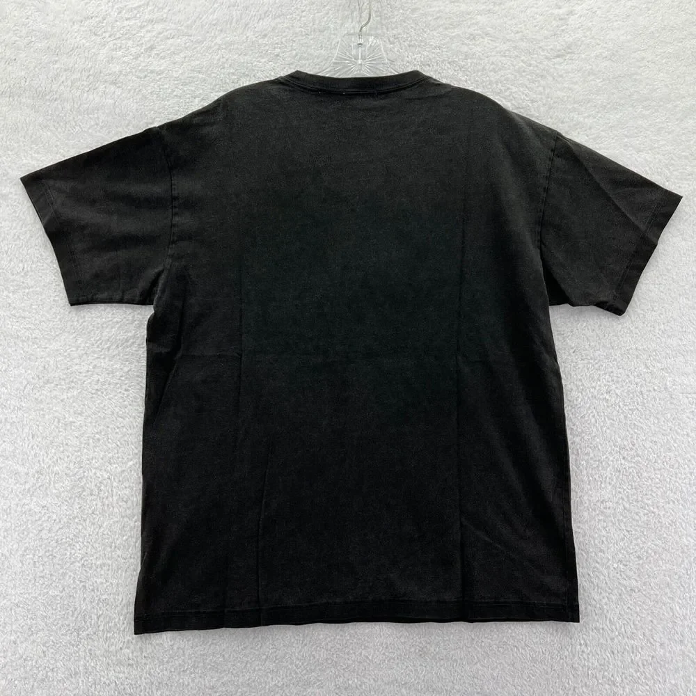 Kith and Kin Jacobean Shirt Mens Medium Black Short Sleeve Vintage Tee *A49 New - Picture 10 of 12